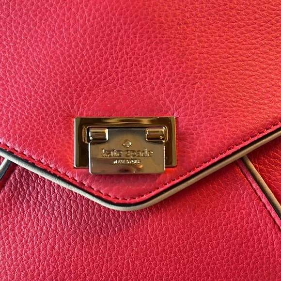 Kate Spade Bright Pink and Cream Handbag - Picture 2 of 10